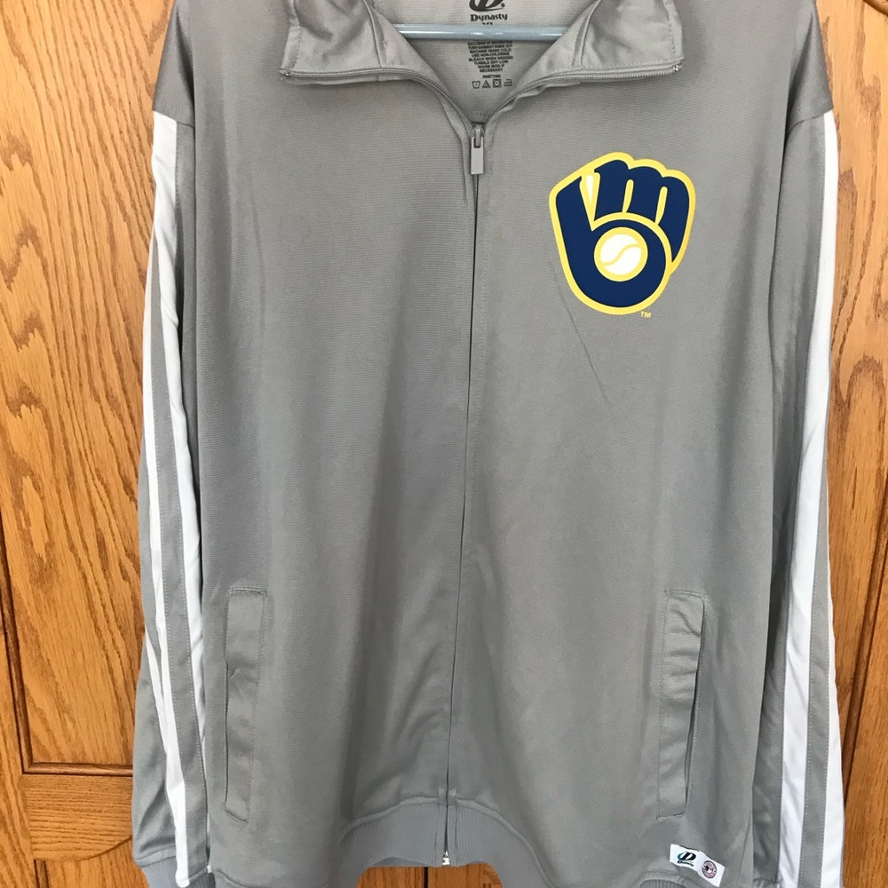NEW with tags! Milwaukee Brewers full jacket.